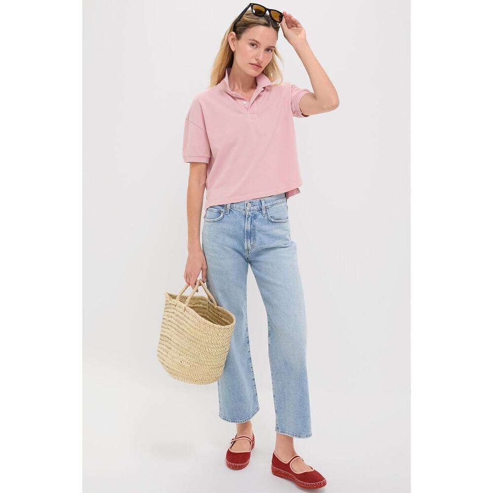 TUCKERNUCK Pink Pique Holmes Boyfriend Polo Size M NWT Retail $98 Tuckernuck - Picture 6 of 7